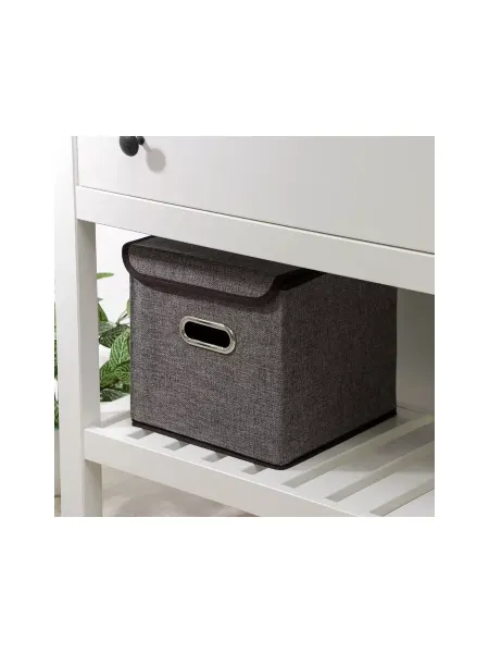 1EA Короб стеллажный «Офис», 25×25×25 см, серый