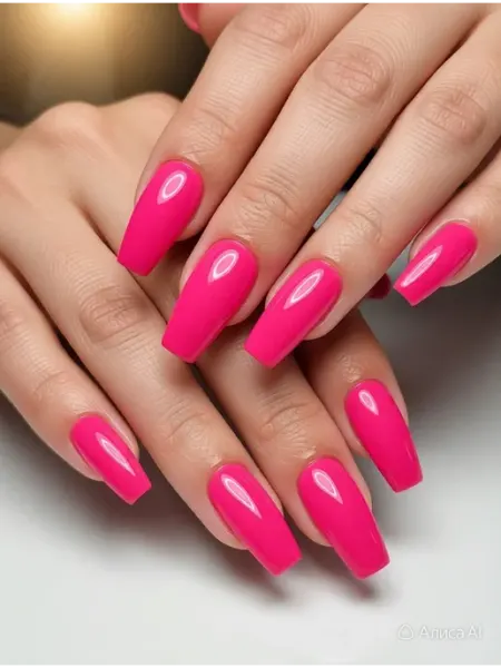 CRISTINANAILS Гель лак для ногтей ярко-розовый цвет New Neon 20