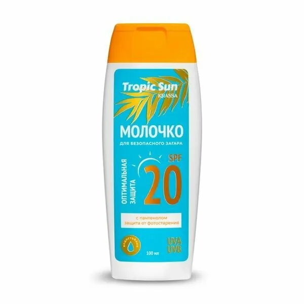 KRASSA TROPIC SUN Масло-активатор загара SPF 20, 100 мл
