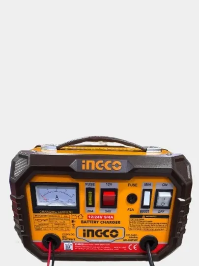 Автомобильное зарядное устройство INGCO 12 В/24 В, режим BOOST