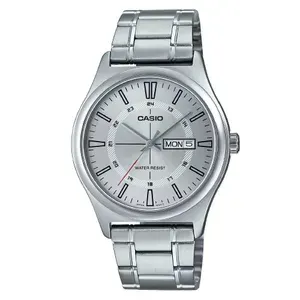 CASIO MTP-V006D-7C мужские кварцевые наручные часы с календарем и 12/24 ч форматом времени