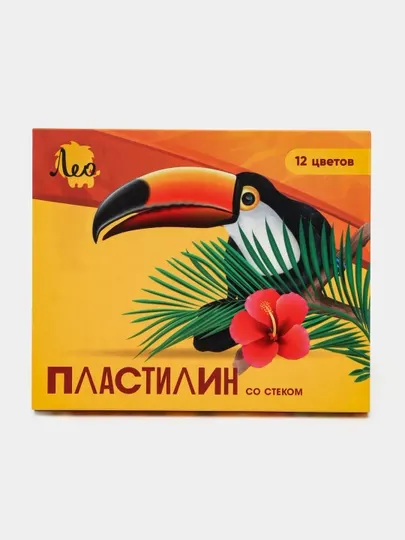 Классический пластилин "Лео Ярко" LBMC-0112, 240 г, 12 цветов