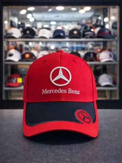 Детская кепка Mercedes, Benz, бейсболка, регулируемая унисекс (3 цвета) 6, 12 лет