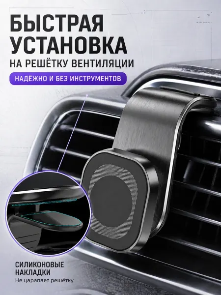 Автомобильный держатель для телефона 360° на дефлектор