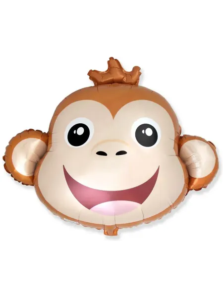 Дон Баллон Шар (12'' 30 см) Мини-фигура, Голова, Милая Обезьянка, 1 шт