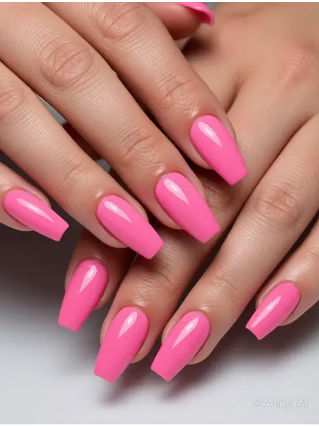 CRISTINANAILS Гель лак для ногтей ярко-розового цвета New Neon 45