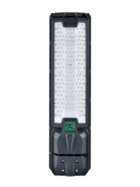 LED проектор с солнечной панелью, 300Вт, IP65, сенсорный, пульт ДУ, освещение до 12 часов