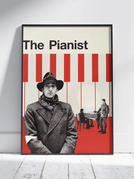 HEAVEN POSTER Плакат Пианист (Pianist - Владек Шпильман 12) A4 30x21 см