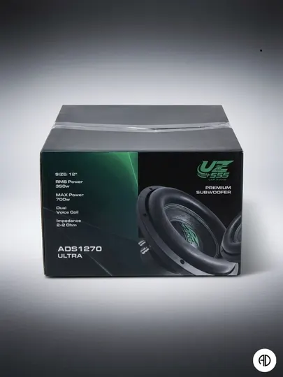 Автомобильный сабвуфер 12" UZ555 ADS1270 ULTRA (350W / 550W / 850W), мощный бас для авто
