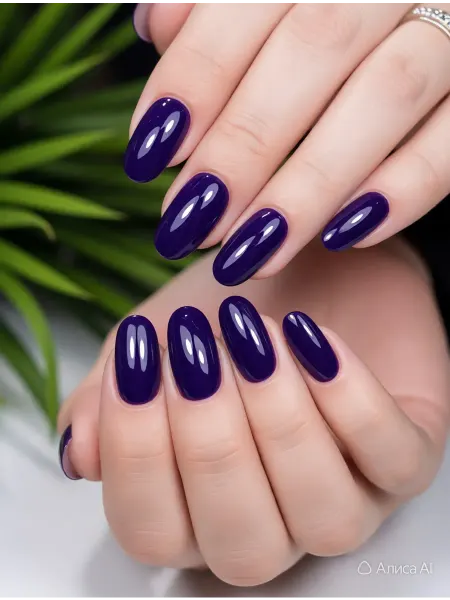 CRISTINANAILS Гель лак для ногтей баклажанового цвета