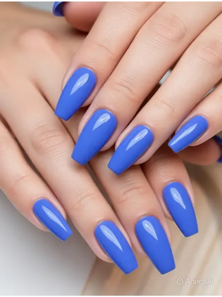 CRISTINANAILS Гель лак для ногтей ультрамарин синий цвет
