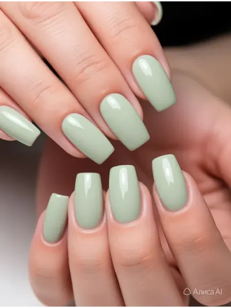 CRISTINANAILS Гель лак для ногтей фисташкового цвета