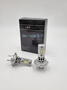 Светодиодные LED лампы M8 цоколь H7 12В - 2 шт. 5000k белый свет лампочки автомобильные 2 шт.