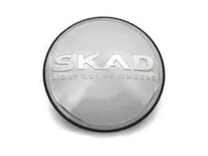 Колпачок заглушка на литой диск SKAD classic chrome 56/51/12 мм, 1 шт.
