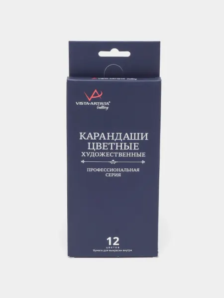 Карандаш заточенный 8 х 12 цветов VGCP-12 q0000040162