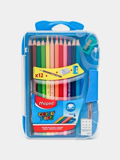 Карандаши цветные Maped, 12 цветов, Color'Peps 832032 MR000115