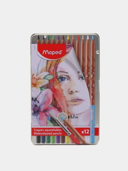 Карандаши акварельные Maped - Artist, 12 цветов. Арт: 832412