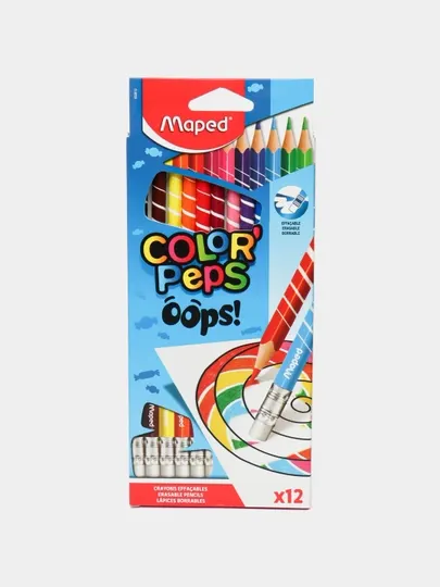 Карандаши цветные Maped Colorpeps Oops 12 цветов, 832812 q0000010708
