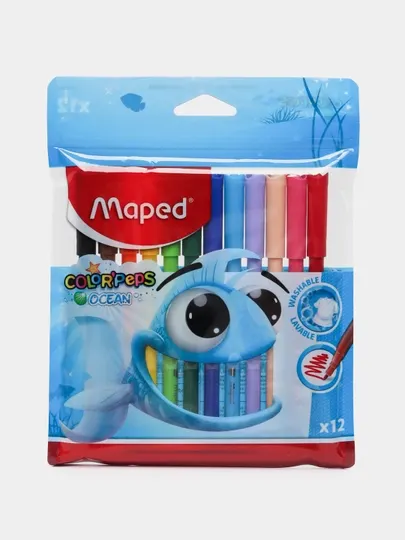 Фломастер Maped Ocean Pulse, 12 цветов, 845720 q0000006702
