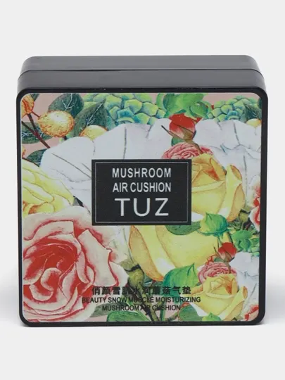 Тональный BB крем-кушон TUZ Mushroom Air Cushion, для лица, увлажняющий, 12 г