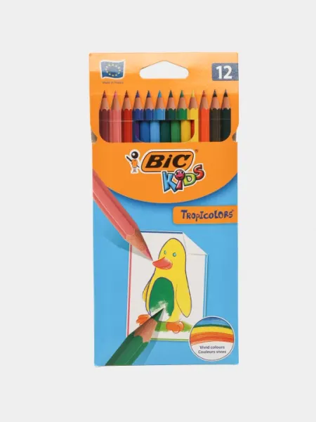 Карандаши цветные Big kids TropIcoLors, 12 цветов