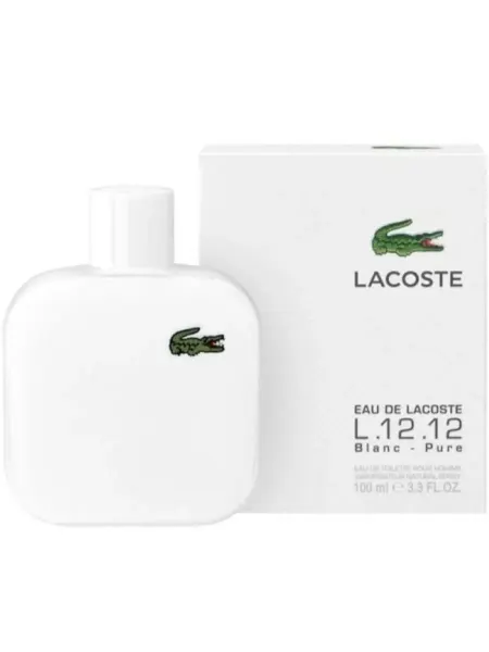 Духи мужские Туалетная вода мужская стойкая Lacoste L.12.12 Blanc 50 мл