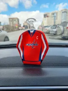 Мини-джерси Washington Capitals Овечкин подвеска в машину хоккейная, 12*12 см