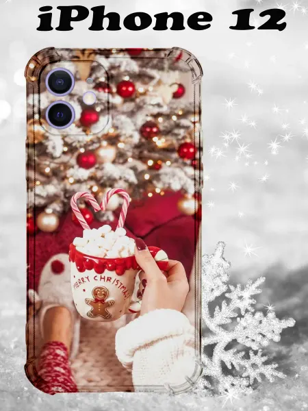 CaseShop_Ka чехол на iphone 12 новогодний