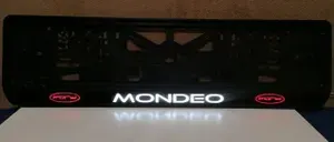 Рамка номера со светодиодной LED подсветкой с логотипом для автомобиля,Ford Mondeo,тюнинг авто,рамка гос номер, 1 шт, 12 В