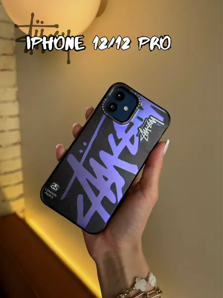 IPAK Чехол для iPhone 12 12 Pro с принтом STUSSY стусси