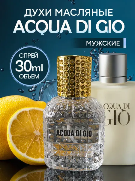 ML-PARFUME Духи мужские стойкие Acqua di Gio в спрее 30 мл