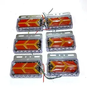 Фонарь маркерный Led 12В белый-желтый в комплекте 6 шт.