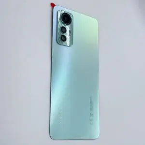 Крышка Xiaomi 12 Lite голубая хорошее качество новая