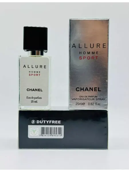 Мини парфюмы Duty free Chanel Allure Homme Sport 25мл