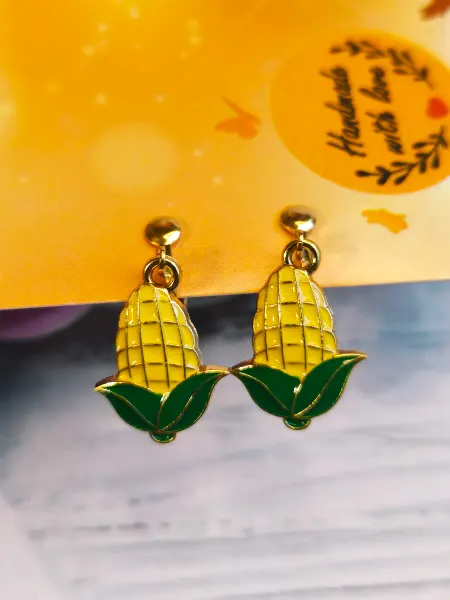 Calzetta Клипсы детские без прокола кукуруза початок
