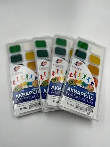 Луч Краски акварельные 4 шт./ 120 г.