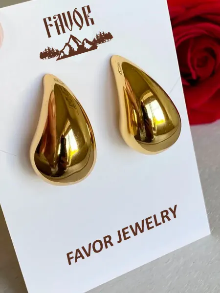 FAVOR JEWELRY Серьги бижутерия капли