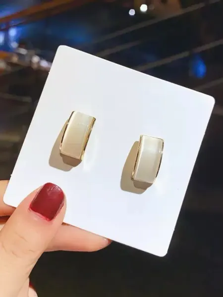 YAccessories Серьги кошачий глаз бижутерия