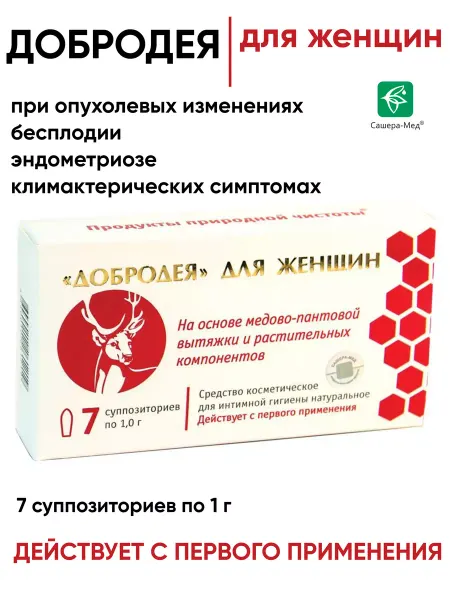 Добродея Свечи для интимной гигиены женщин