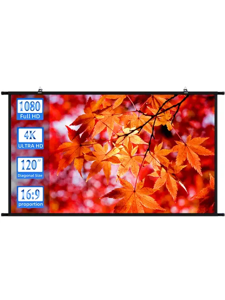 VEIDADZ 120" Серый ALR Антибликовый Настенный Экран для Проектора