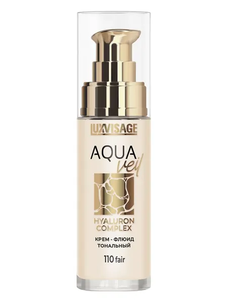 LUXVISAGE Тональный крем-флюид Aqua Veil Hyaluron Complex, 120 Light