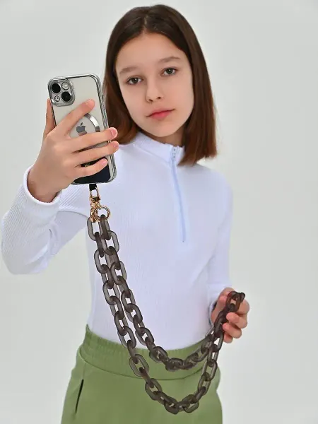 Cocosha цепочка для телефона айфона через плечо 120 см
