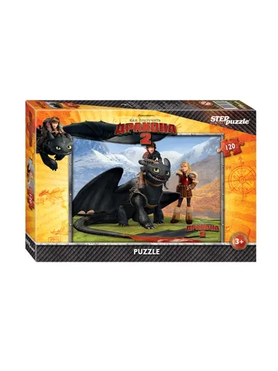 Мозаика "puzzle" 120 "Драконы" DreamWorks
