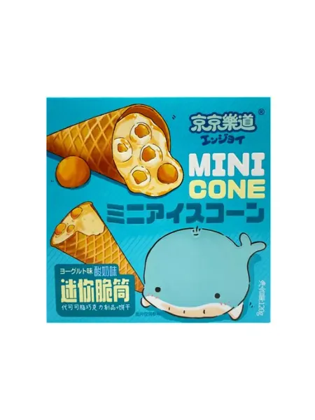 Guangdong Taimao Печенье мини конус со вкусом йогурта, 120 г