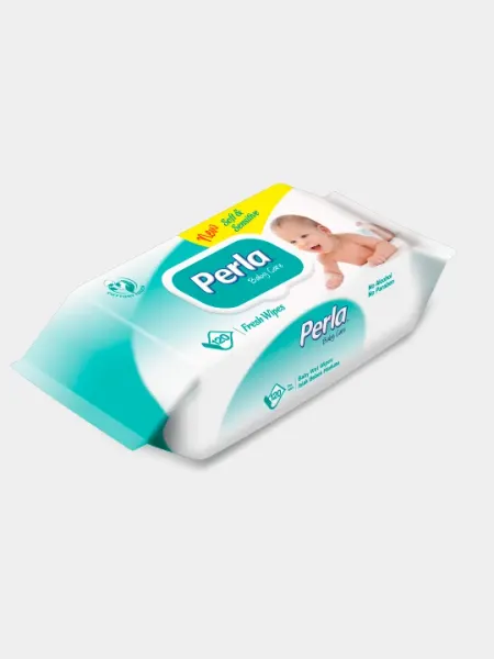 Влажные салфетки PERLA NATUREL 120 X12