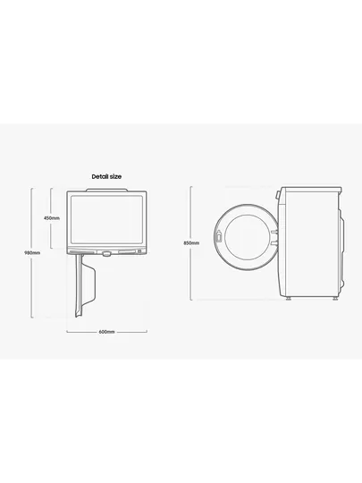 Стиральная машина Samsung WW70AG5S21CXLD, 7 кг, 1200 об/мин
