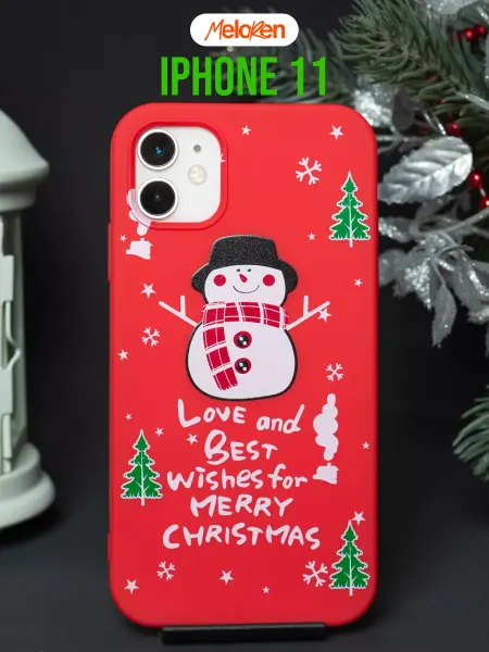 MeLoReN Чехол на iPhone 11 силиконовый с принтом