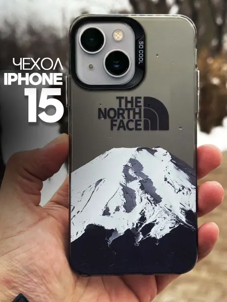 MGOO чехол на iPhone 15 The North Face