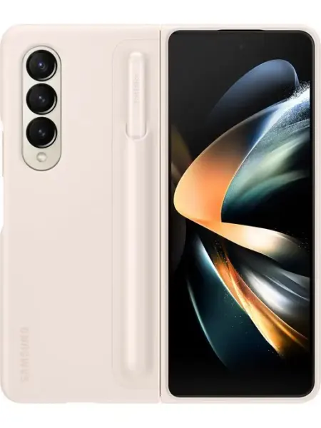 1GALAXY Чехол-накладка Samsung Fold4 + S Pen EF-OF93PCUEG песочный