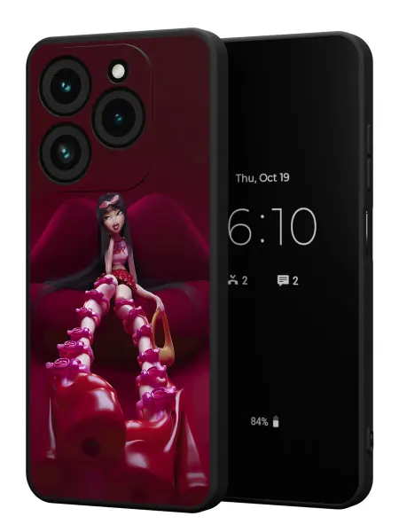 FACTORIA Чехол на Tecno Spark 20 Pro с принтом Кукла Братц